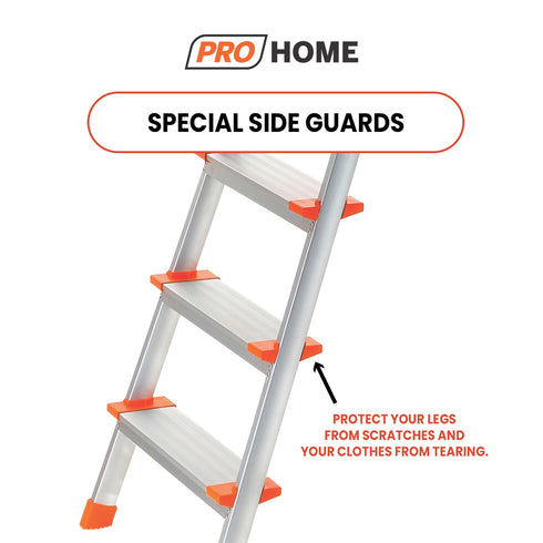 Aqua 3 Aluminum Ladder with 5 Anti Slip Shoes